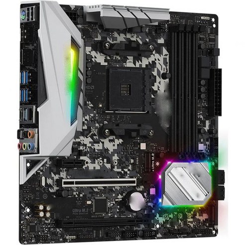 HXHBD 컴퓨터 마더보드 ASROCK B450M 스틸 레전드 마이크로-ATX AMD B450 DDR4 3466+OC Mhz M.2 USB3.1 Max-64G