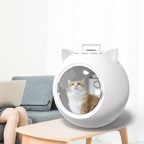 고양이 귀 모양 반려동물 드라이룸으로 반려동물의 건조를 즐겁고 효율적, 편안하게