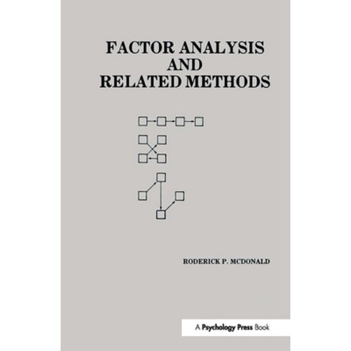 (영문도서) Factor Analysis and Related Methods Hardcover, Psychology Press, English, 9780898593884