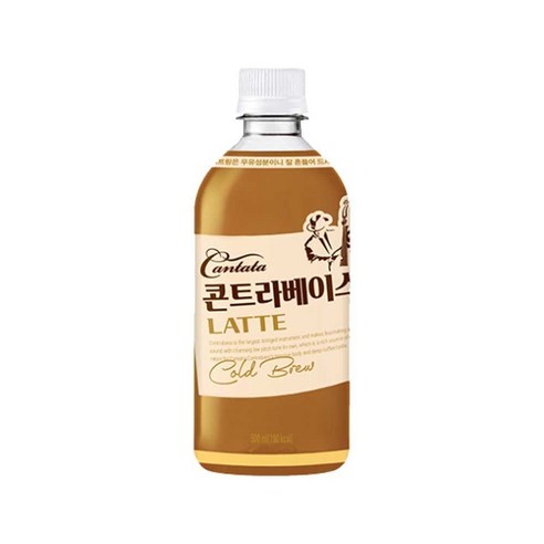 칸타타 콘트라베이스 라떼커피 500mlx6 BOX, 500ml