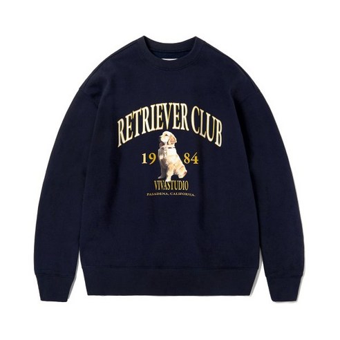 VIVASTUDIO RETRIEVER CREWNECK [NAVY]