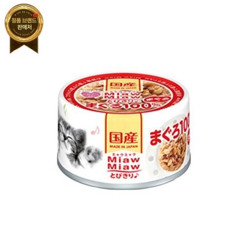 먀우먀우 토비키리캔 60g 24개입 참치, 72개