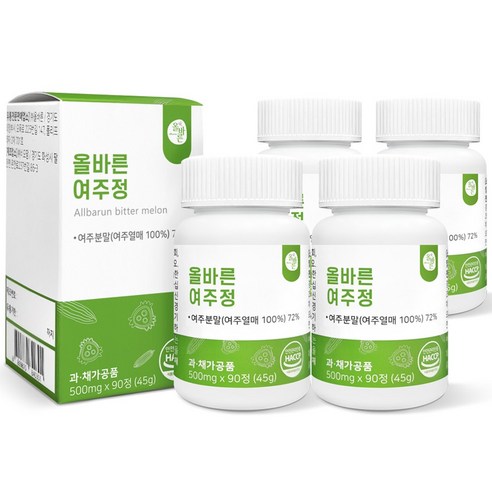 올바른 여주정, 45g, 4개