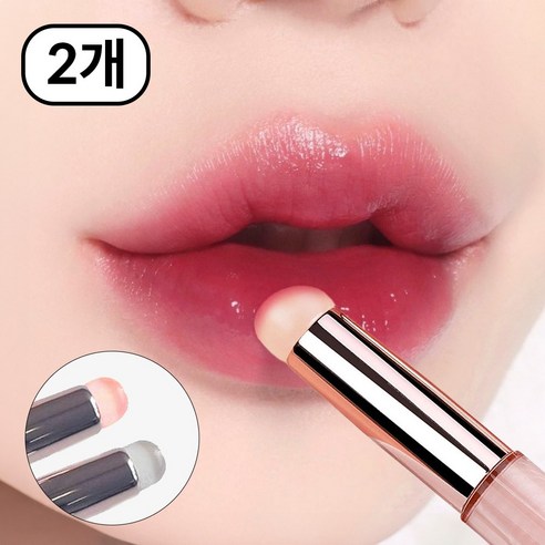 퓌 추천 상품아뜨리 스머징 실리콘 입술 립 브러쉬, 반투명, 2개 제품 사진