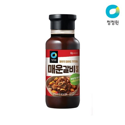 청정원 매운갈비 양념 500g, 1개