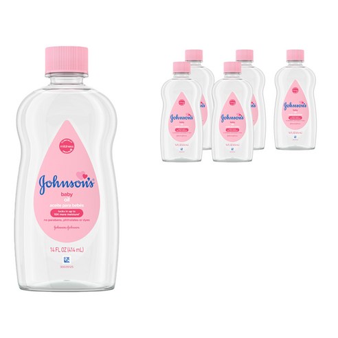 존슨즈베이비 오일, 414ml, 6개