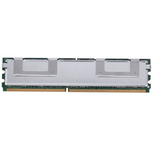 DDR2 4GB Ram 메모리 667Mhz PC2 5300F 240 핀 1.8V FB DIMM AMD 데스크탑 메모리 Ram용 냉각 조끼 포함, silver, 은