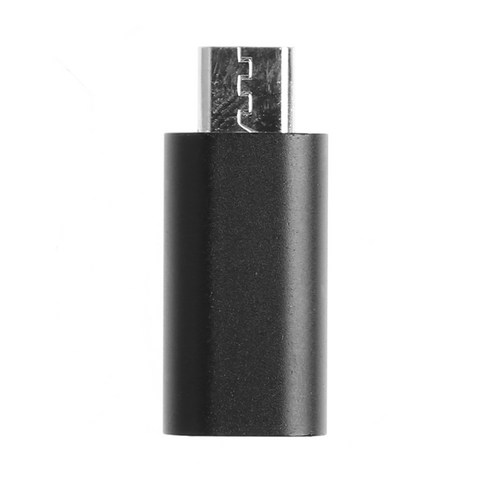 USB 3.1 USB-C 유형 C 여성 마이크로 USB 수 데이터 어댑터 변환기 커넥터, 검은 색