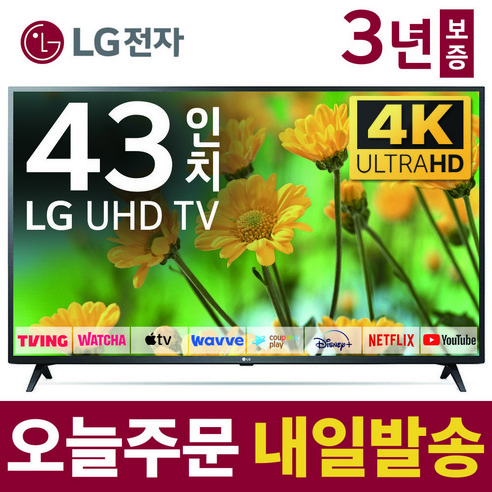 LG전자 43인치 울트라HD 4K LED 스마트티비 43UN7000 미러링 넷플릭스 유튜브, 4.지방권스탠드