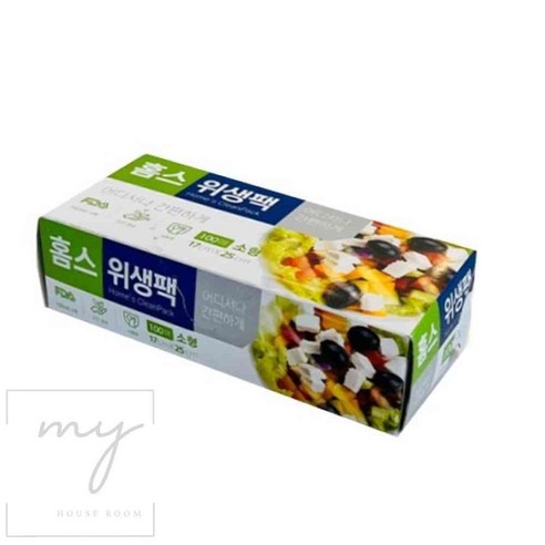 내집방 일회용봉지 위생팩 소 100P 위생봉투