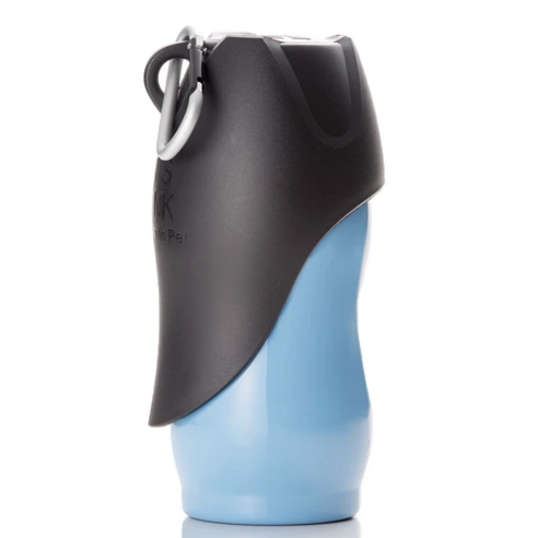 강아지 초경량 휴대용 스텐 물병 라레펫 ROOP 루프 물통, 하늘, M(500mL), 1개