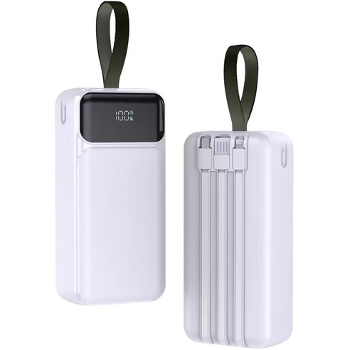 오지렌 고속충전 대용량 보조배터리 30000mAH, 블랙, 1개