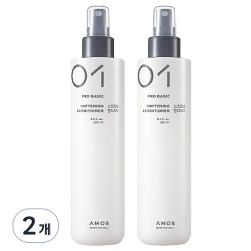 아모스 프로페셔널 소프트닝 컨디셔너, 250ml, 2개