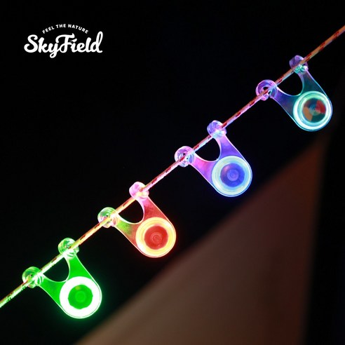 어둠 속 안전을 밝히는 필수 캠핑 아이템: 스카이필드 텐트스트링 야간 보디가드