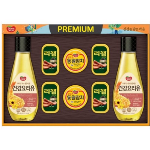 동원 선물세트 스페셜 3호 참치세트 명절 선물, 2세트, 동원참치 2캔 + 리챔 4캔 + 건강요리유 2병