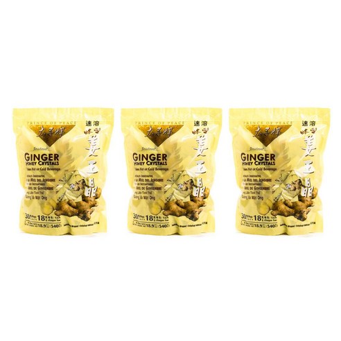 프린스오브피스 진저 허니 크리스탈 티 30개입, 18g, 3개