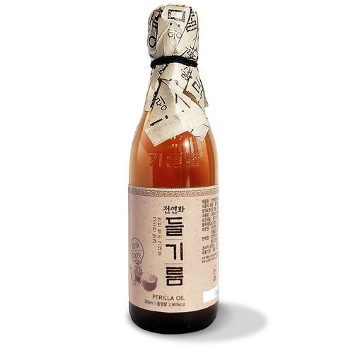 시장쏙 햇빛 전연화 들기름, 350ml, 1개
