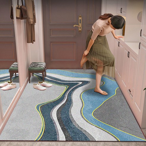 CANPAS 먼지없는 거실 러그 사계절용 침실 카페트