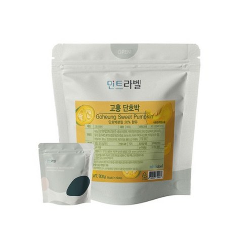 민트라벨 고흥 단호박 파우더 800g, 1개, 1개입
