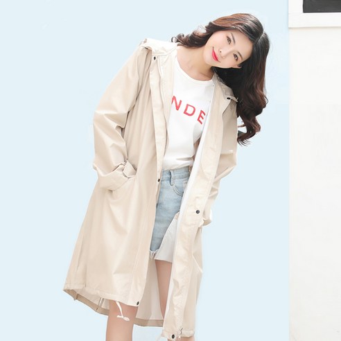 여성우비 레인코트 성인 패션 비옷