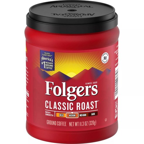 Folgers 클래식 로스트 그라운드 커피, 320g