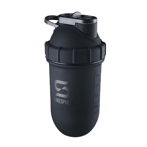 쉐이크스피어 프로틴쉐이커 쉐이크통 물통 물병 보틀 텀블러, 스틸 매트블랙, 스틸 매트블랙