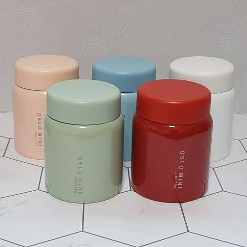 오슬로 보냉병 보온 이유식통 죽통220ml, 블루/220ml, 1개