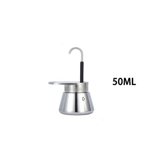 에쏘팟 에스프레소추출기 moka pot double tube 304 스테인레스 스틸 커피 포트 이탈리아 커피 포트 에스프레소 미니 핸드 부어 커피 기구 냄비 주방 도구, 50ml × 1개, 1개, 50ml * 1개 모카포트미니 에쏘팟 에스프레소추출기 moka pot double tube 304 스테인레스 스틸 커피 포트 이탈리아 커피 포트 에스프레소 미니 핸드 부어 커피 기구 냄비 주방 도구, 50ml × 1개, 1개, 50ml * 1개 모카포트미니