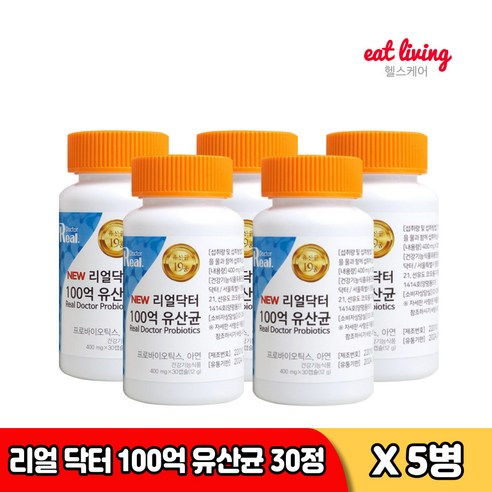 리얼닥터100억유산균 (400MG*30캡슐*2병), 30정, 1개, 30캡슐