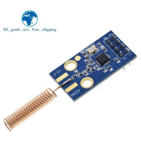 TZT CC1101 무선 트랜시버 모듈 433MHz 2500 NRF 거리 변속기 보드 OOK ASK MSK 변조 프로그래밍 가능 ...