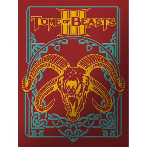 (영문도서) Tome of Beasts 3 (5e) Limited Edition Hardcover, Paizo Inc., English, 9781950789405