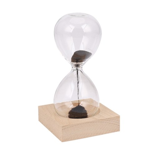 1PCS 손으로 날려 타이머 시계 자석 자석 모래 시계 모래 시계는 선물 홈 인테리어 타이머 모래 시계 모래 시계으로 만들어줍니다, 하나, 보여진 바와 같이