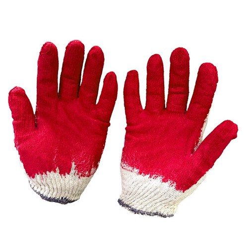 안전하고 실용적인 반코팅 면장갑