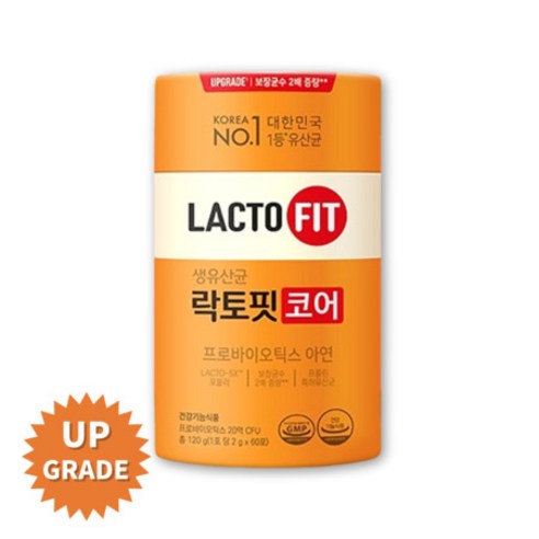 종근당건강 락토핏 생유산균 코어 업그레이드 리뉴얼 1통 SJ, 120g, 1개, 상세페이지 참조, 상세페이지 참조, 상세페이지 참조