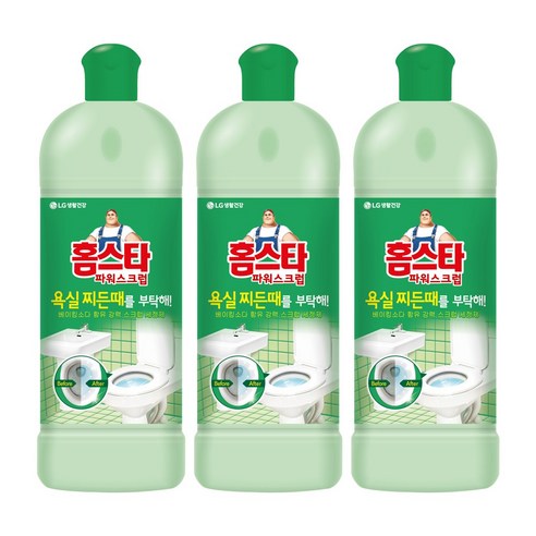 홈스타 찌든때를 부탁해 욕실용, 550ml, 3개 청소/주방세제