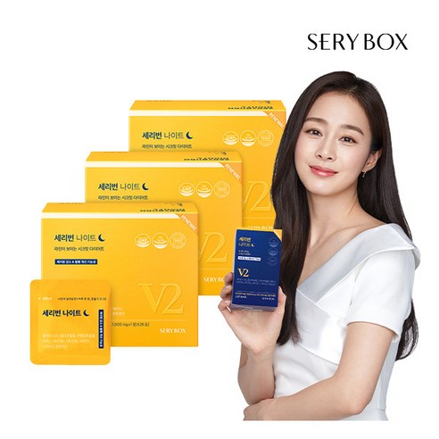 [세리박스] ☆김태희 다이어트☆[12주] 세리번 나이트 V2 다이어트 (14포X6box), 상세 설명 참조