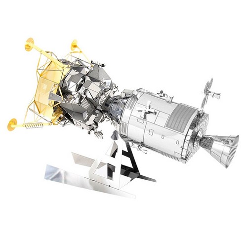 [알꿀밤-메탈퍼즐-우주] 우주선 달착륙 모듈 정찰위성 시리즈, 아폴로 기계선-컬러