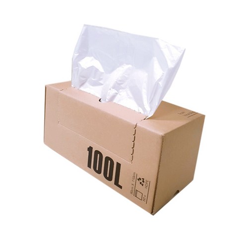 (에스디) 사각롤 쓰레기봉투/분리수거봉투 (투명), 50매, 100L-1개