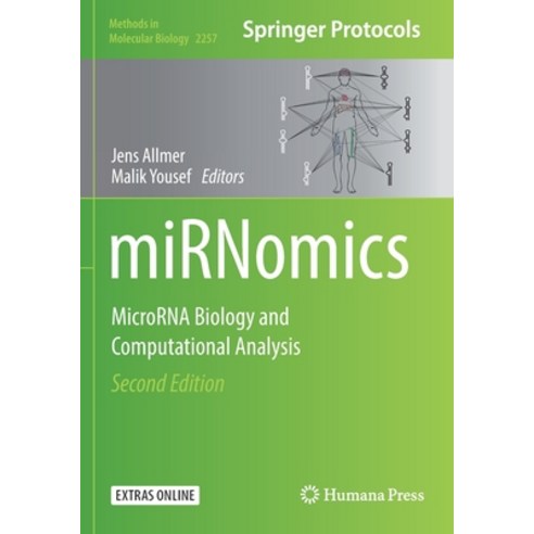 (영문도서) miRNomics: MicroRNA Biology and Computational Analysis Paperback, Humana, English, 9781071611722
