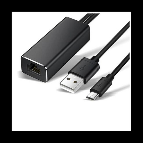 Fire TV 리모컨용 마이크로 USB 이더넷 어댑터 to RJ45 네트워크 카드 구글 크롬캐스트 2 세대 1 울트라, 한개옵션0 usb티비카드 Best Top5