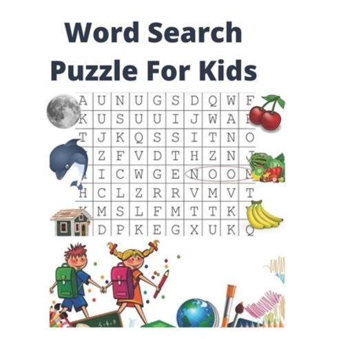 Word Search Puzzle For Kids Paperback, Independently Published