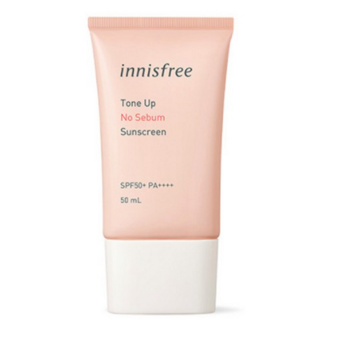 이니스프리 톤업 노세범 선스크린 SPF50+ PA++++, 50ml, 15개