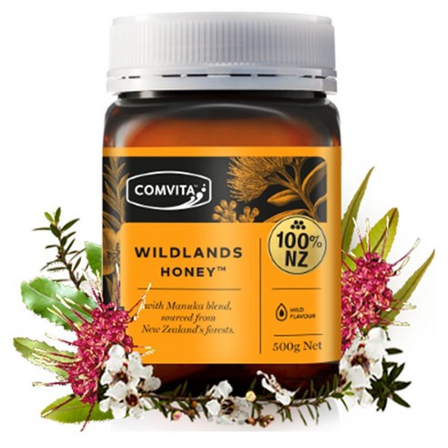 Comvita Wildlands Manuka Honey 100% 뉴질랜드 콤비타 와일드랜드 마누카 허니 꿀 500g 1통, 1개