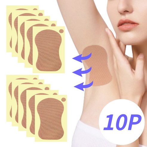 원오브나인 뽀송한 겨드랑이 땀 스티커 10p, 1개