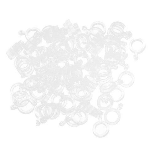 고무 미끼 테이프 100 조각 지우기 슈퍼 스트레치 펠렛 테이프 낚시 액세서리, 클리어, L