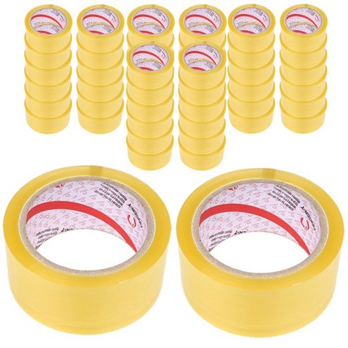 핑거티 박스테이프 48mm x 45m x 0.063mm, 50개입, 투명