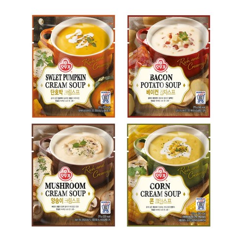 오뚜기 스프 270g X 4개 (택1/콘/감자/양송이/단호박)