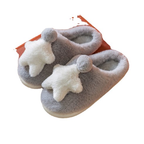 가을/겨울 면화 슬리퍼 여성 커플 홈 귀여운 두꺼운 바닥 마오 따뜻한 미끄럼 면화 신발 산후 문 신발