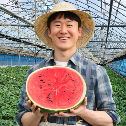 고당도 꿀달구리 수박 고창 함안 고령 음성 하우스 스테비아 수박 7kg 5kg 3kg, 1개, 정품 꿀달구리 수박 5kg