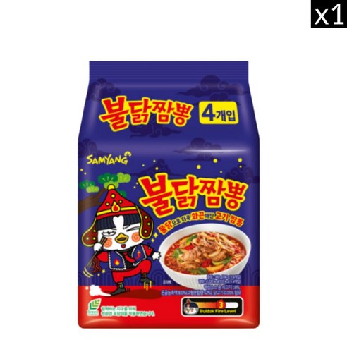 삼양 불닭짬뽕 140g, 4개